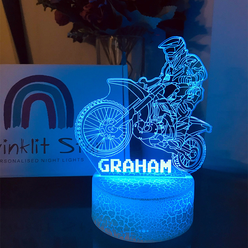 Customizable Motocross Lamp 